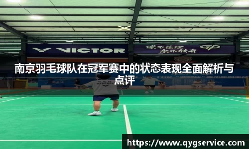 南京羽毛球队在冠军赛中的状态表现全面解析与点评